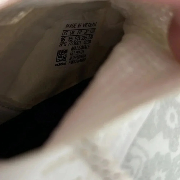 Adidas Adizero Young King football Cleats size 16 in white/gold - Picture 7 of 7